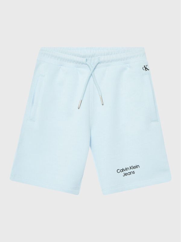 Calvin Klein Jeans Calvin Klein Jeans Спортни шорти Stack Logo IB0IB01290 Син Regular Fit