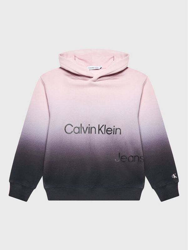 Calvin Klein Jeans Calvin Klein Jeans Суитшърт All Over Gradient IU0IU00334 Виолетов Regular Fit