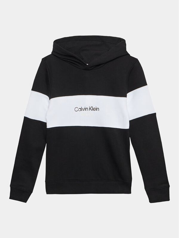 Calvin Klein Jeans Calvin Klein Jeans Суитшърт Color Block IB0IB01892 Черен Regular Fit