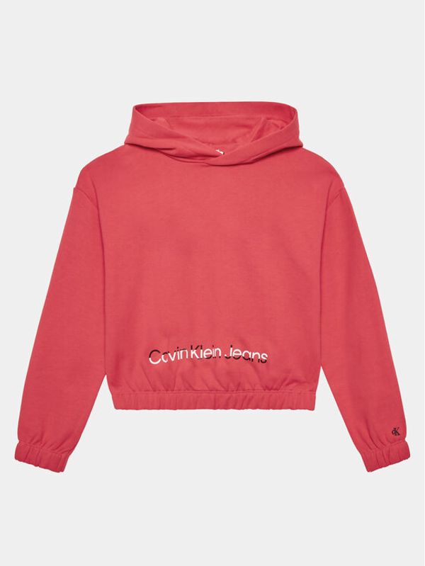 Calvin Klein Jeans Calvin Klein Jeans Суитшърт Hero Logo IG0IG02025 Розов Relaxed Fit