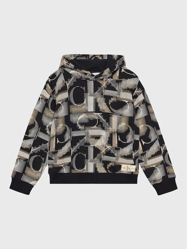 Calvin Klein Jeans Calvin Klein Jeans Суитшърт IB0IB01575 Черен Regular Fit