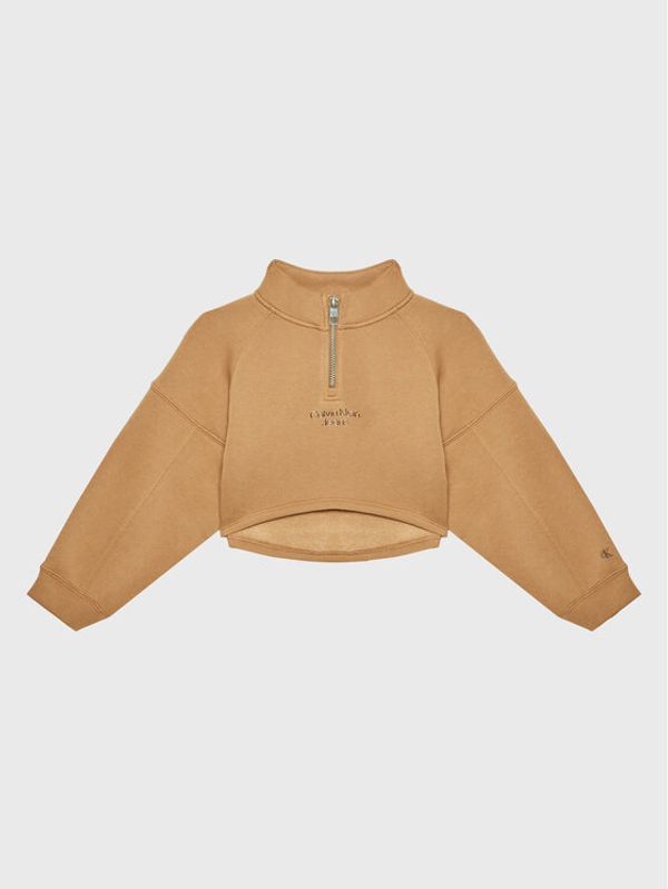 Calvin Klein Jeans Calvin Klein Jeans Суитшърт IG0IG01756 Кафяв Regular Fit