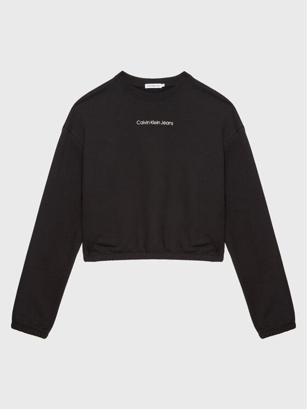 Calvin Klein Jeans Calvin Klein Jeans Суитшърт IG0IG01866 Черен Relaxed Fit
