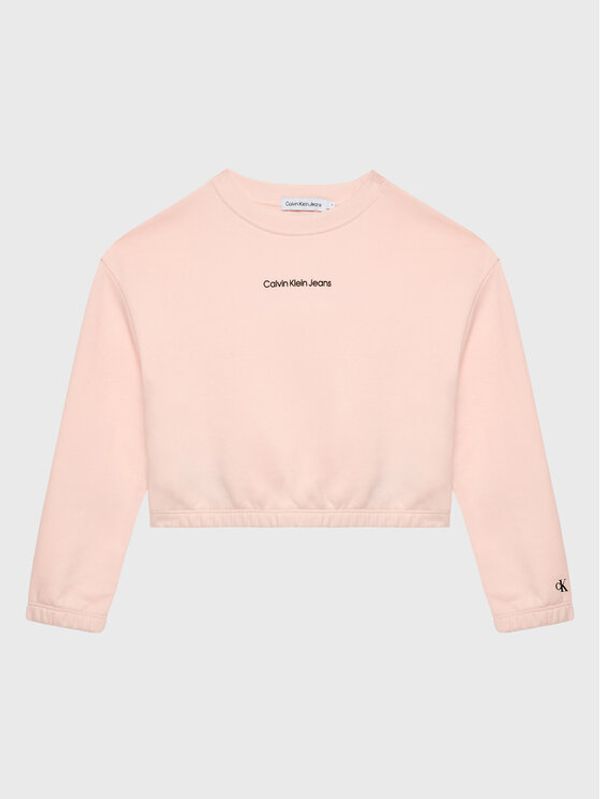 Calvin Klein Jeans Calvin Klein Jeans Суитшърт IG0IG01866 Розов Relaxed Fit