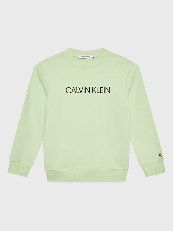 Calvin Klein Jeans Calvin Klein Jeans Суитшърт Institutional Logo IU0IU00162 Зелен Regular Fit