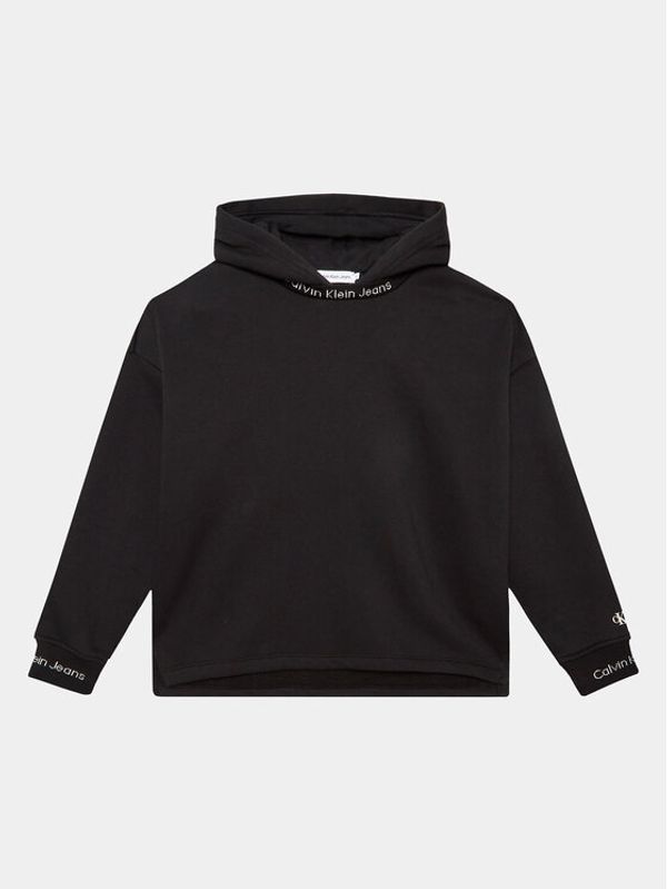 Calvin Klein Jeans Calvin Klein Jeans Суитшърт Intersia IB0IB01689 Черен Regular Fit