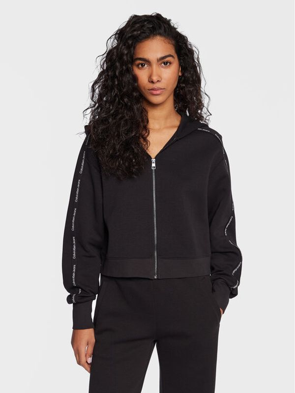 Calvin Klein Jeans Calvin Klein Jeans Суитшърт J20J220425 Черен Regular Fit