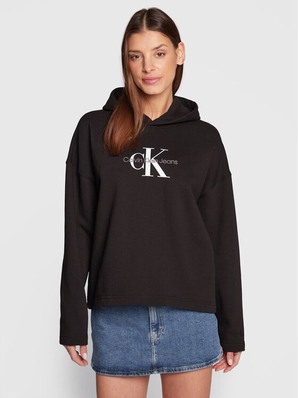 Calvin Klein Jeans Calvin Klein Jeans Суитшърт J20J220427 Черен Oversize