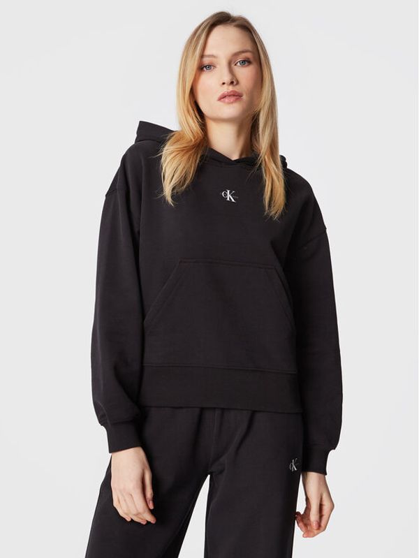 Calvin Klein Jeans Calvin Klein Jeans Суитшърт J20J220434 Черен Loose Fit