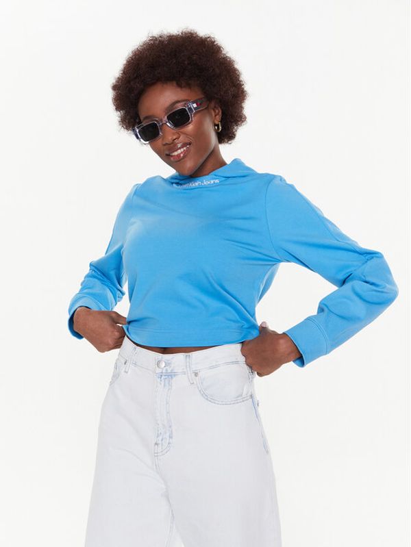 Calvin Klein Jeans Calvin Klein Jeans Суитшърт J20J220787 Син Regular Fit