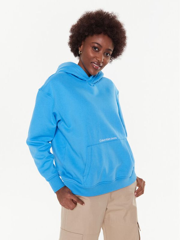 Calvin Klein Jeans Calvin Klein Jeans Суитшърт J20J220945 Син Oversize