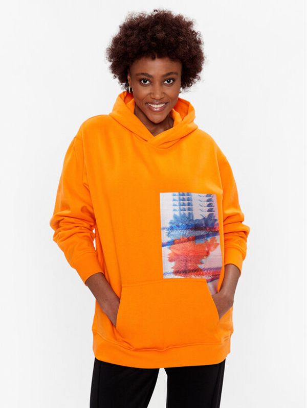 Calvin Klein Jeans Calvin Klein Jeans Суитшърт J20J221153 Оранжев Oversize