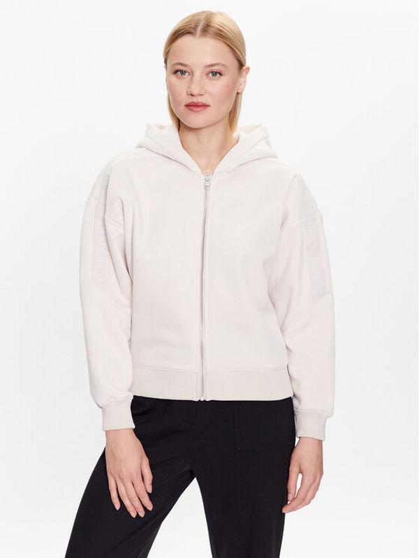 Calvin Klein Jeans Calvin Klein Jeans Суитшърт J20J221328 Екрю Oversize