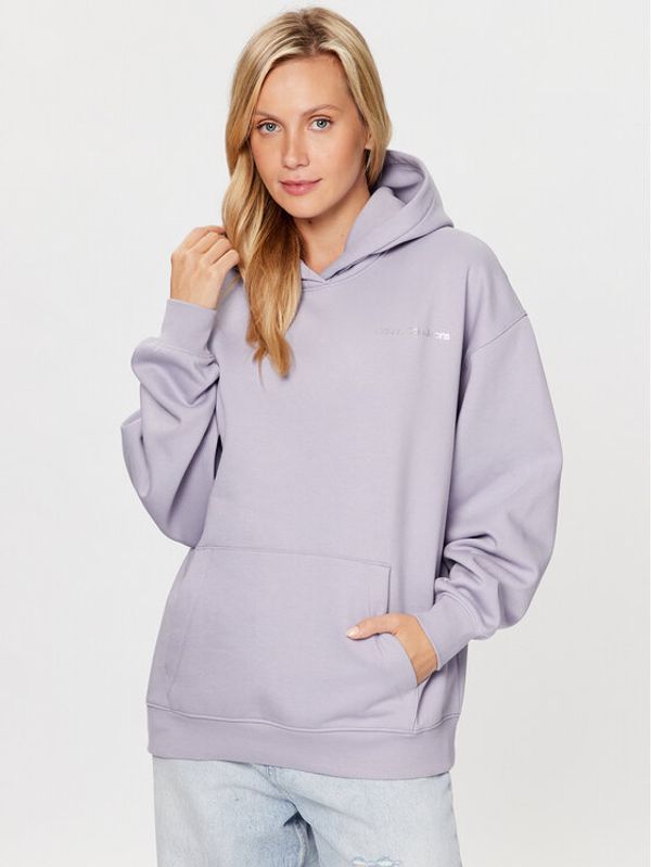 Calvin Klein Jeans Calvin Klein Jeans Суитшърт J20J221333 Виолетов Relaxed Fit