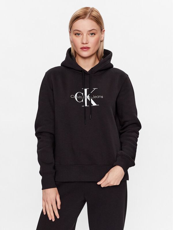 Calvin Klein Jeans Calvin Klein Jeans Суитшърт J20J221335 Черен Regular Fit