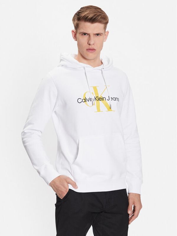 Calvin Klein Jeans Calvin Klein Jeans Суитшърт J30J320805 Бял Regular Fit