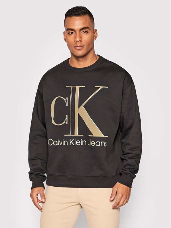 Calvin Klein Jeans Calvin Klein Jeans Суитшърт J30J320845 Черен Regular Fit