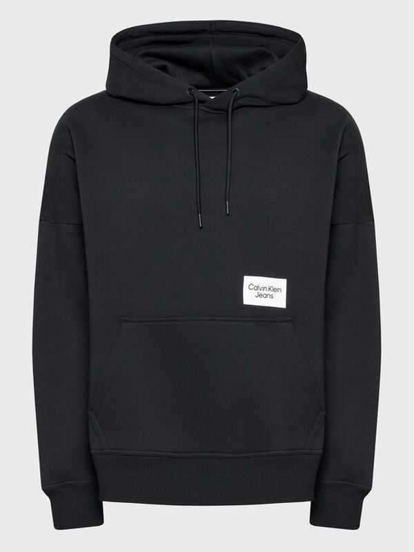 Calvin Klein Jeans Calvin Klein Jeans Суитшърт J30J322527 Черен Oversize