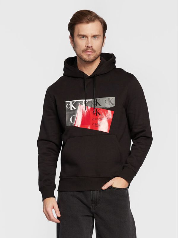 Calvin Klein Jeans Calvin Klein Jeans Суитшърт J30J322674 Черен Regular Fit