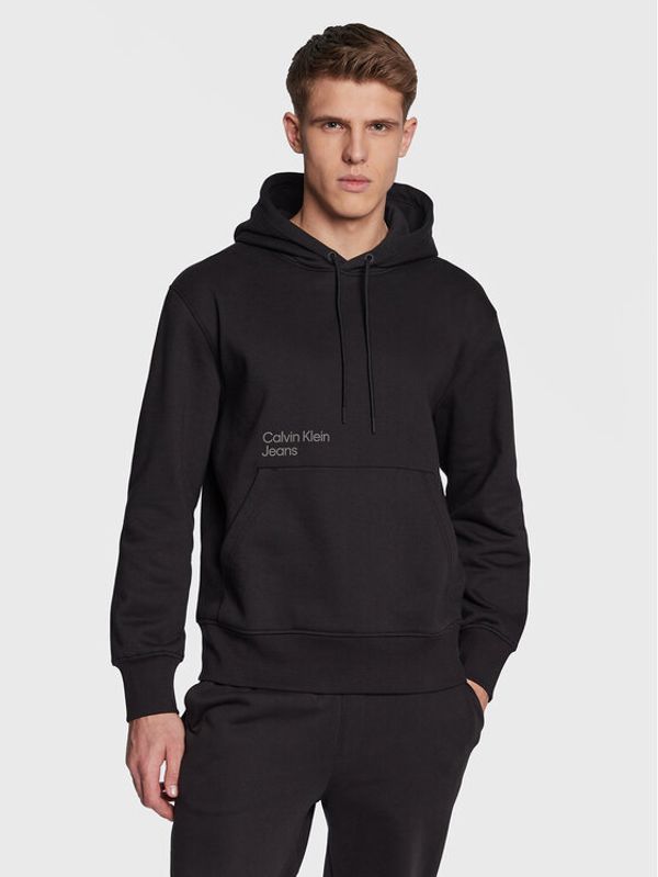 Calvin Klein Jeans Calvin Klein Jeans Суитшърт J30J322895 Черен Relaxed Fit