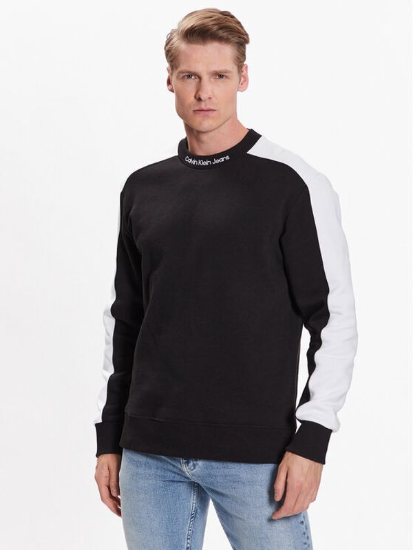 Calvin Klein Jeans Calvin Klein Jeans Суитшърт J30J323158 Черен Regular Fit