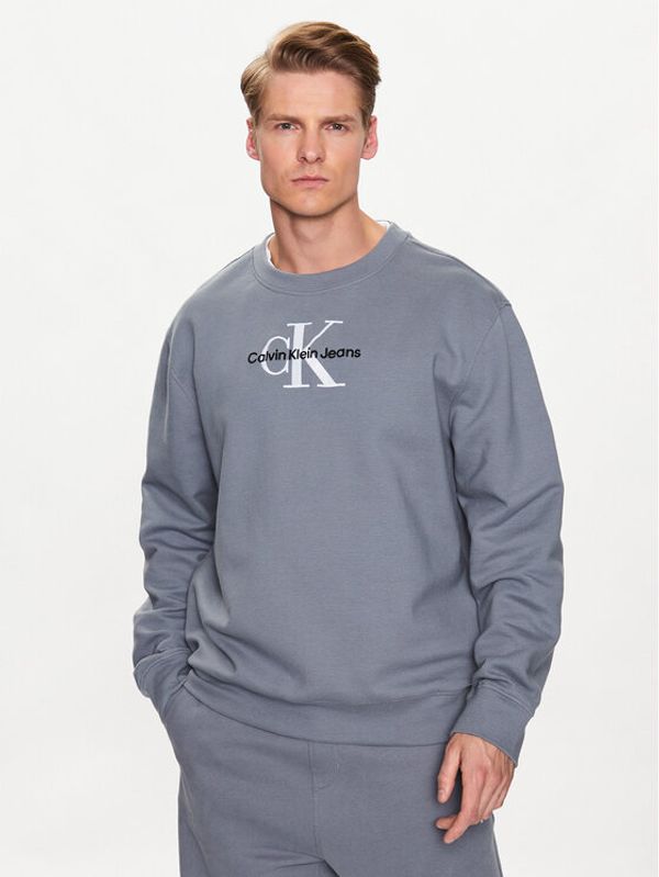 Calvin Klein Jeans Calvin Klein Jeans Суитшърт J30J323160 Сив Relaxed Fit