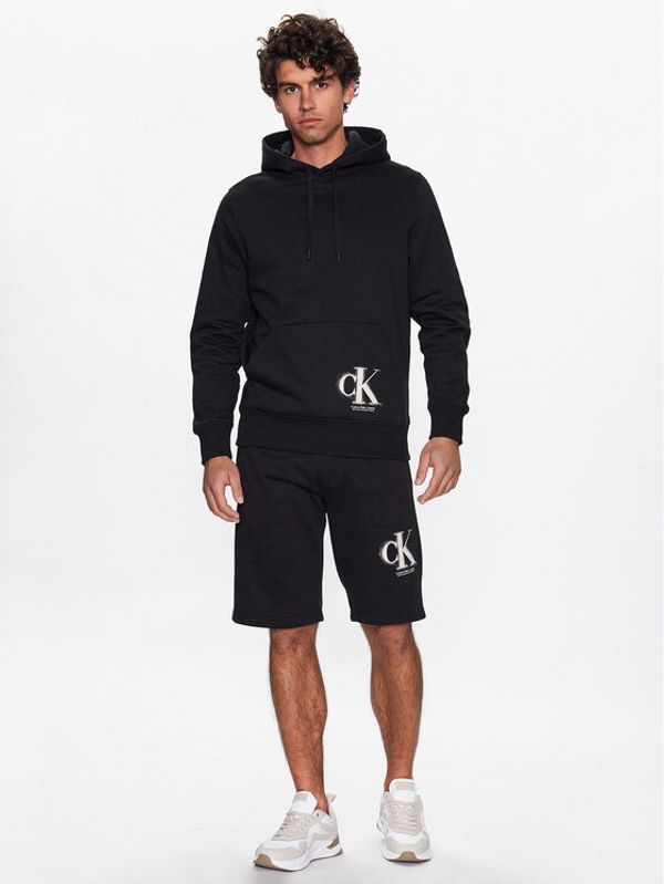 Calvin Klein Jeans Calvin Klein Jeans Суитшърт J30J323293 Черен Regular Fit