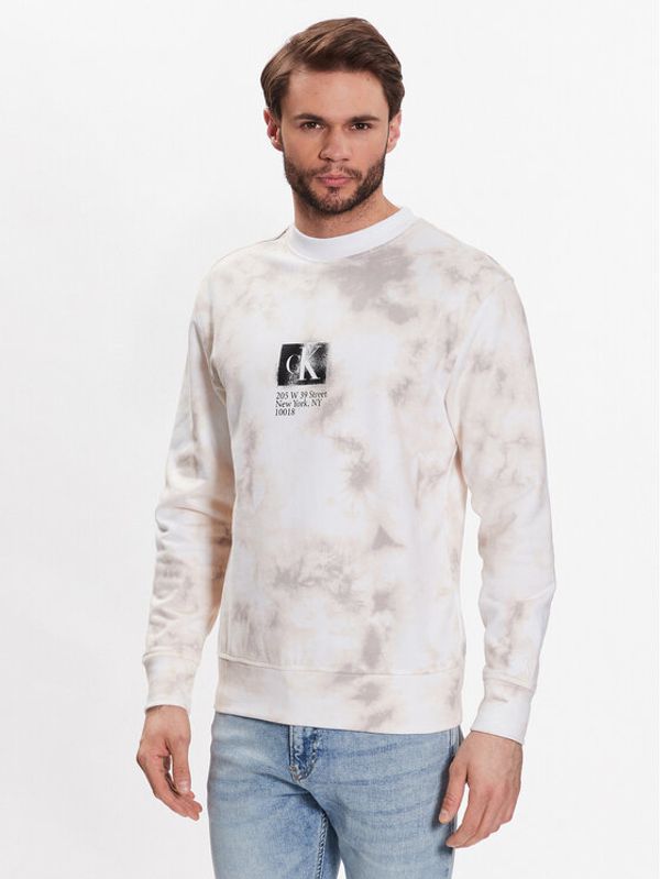 Calvin Klein Jeans Calvin Klein Jeans Суитшърт J30J323297 Бежов Regular Fit