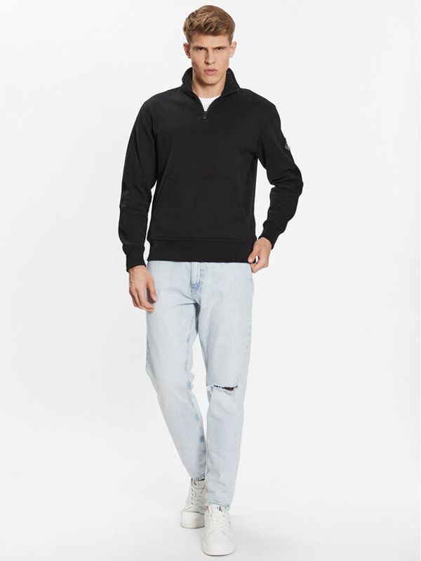 Calvin Klein Jeans Calvin Klein Jeans Суитшърт J30J323428 Черен Regular Fit