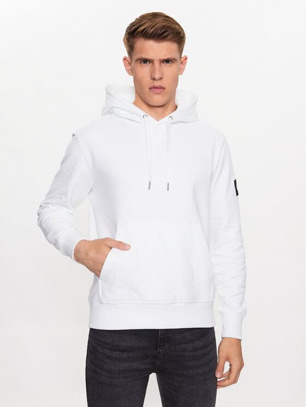 Calvin Klein Jeans Calvin Klein Jeans Суитшърт J30J323430 Бял Regular Fit