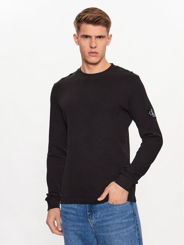 Calvin Klein Jeans Calvin Klein Jeans Суитшърт J30J323485 Черен Regular Fit