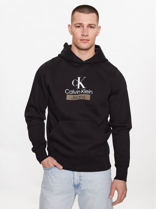 Calvin Klein Jeans Calvin Klein Jeans Суитшърт J30J323762 Черен Regular Fit