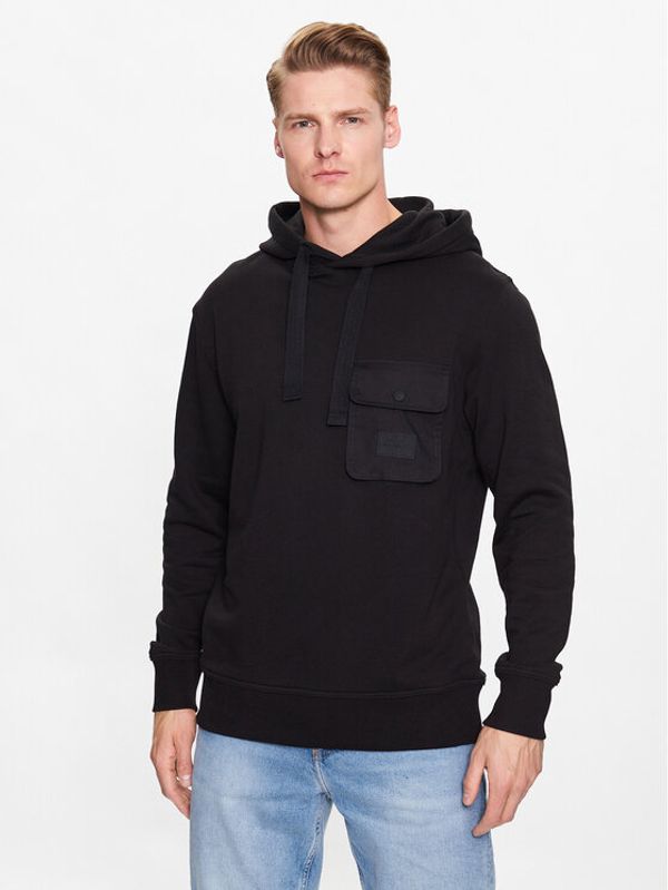 Calvin Klein Jeans Calvin Klein Jeans Суитшърт J30J323806 Черен Regular Fit