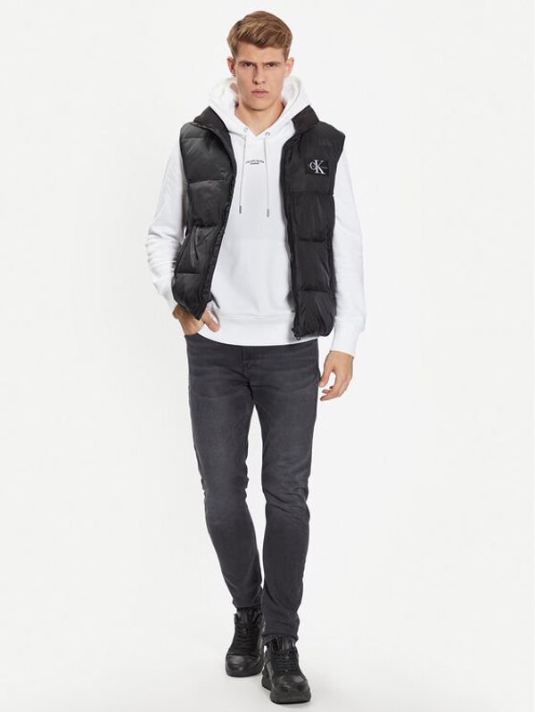 Calvin Klein Jeans Calvin Klein Jeans Суитшърт J30J324228 Бял Relaxed Fit