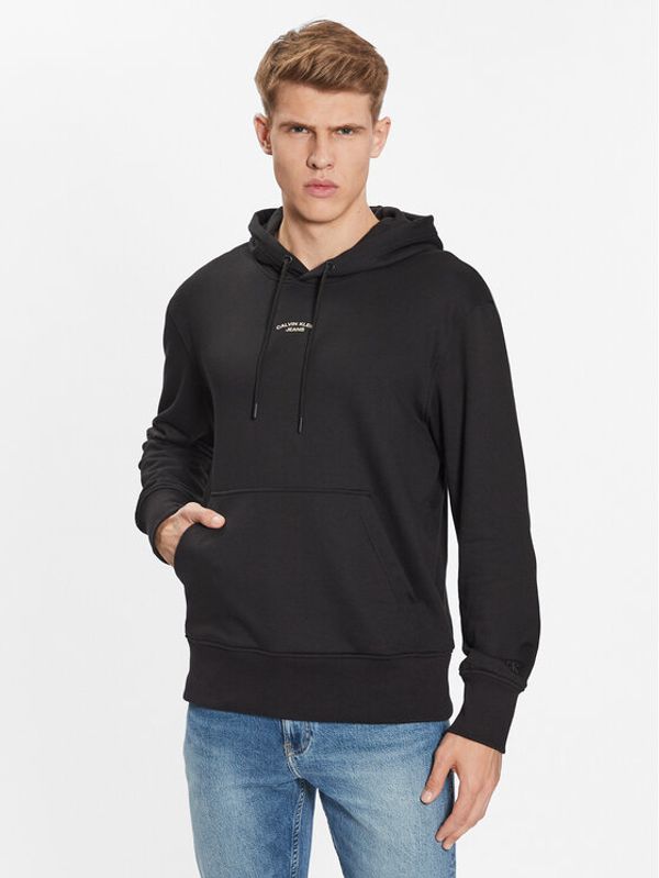 Calvin Klein Jeans Calvin Klein Jeans Суитшърт J30J324228 Черен Relaxed Fit