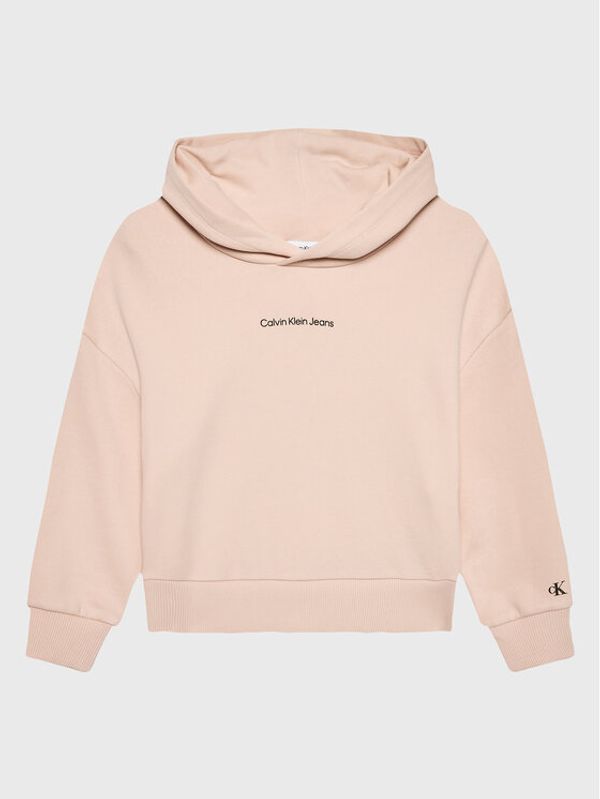 Calvin Klein Jeans Calvin Klein Jeans Суитшърт Logo IG0IG01517 Розов Relaxed Fit