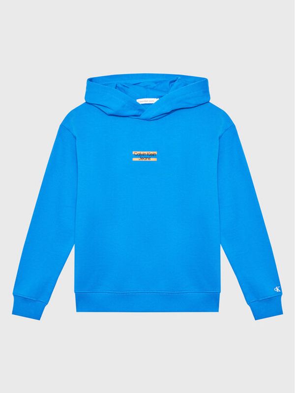 Calvin Klein Jeans Calvin Klein Jeans Суитшърт Mini Block Logo IB0IB01628 Син Regular Fit