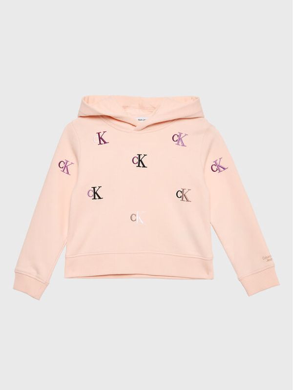 Calvin Klein Jeans Calvin Klein Jeans Суитшърт Monogram IG0IG01879 Розов Regular Fit