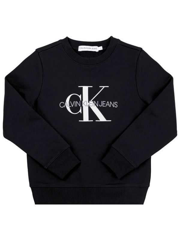 Calvin Klein Jeans Calvin Klein Jeans Суитшърт Monogram Logo IU0IU00069 Черен Regular Fit