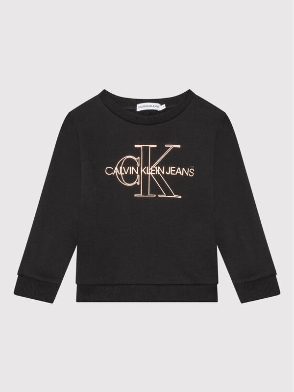 Calvin Klein Jeans Calvin Klein Jeans Суитшърт Monogram Outline IG0IG01104 Черен Regular Fit
