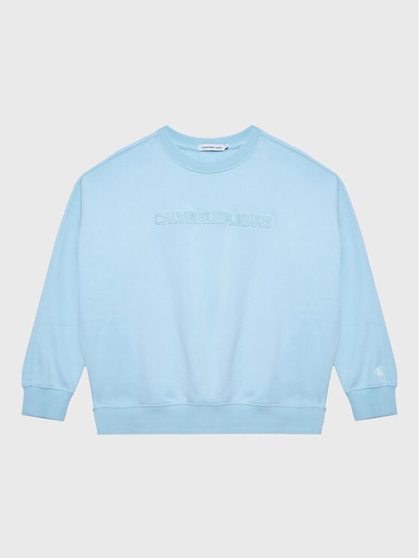 Calvin Klein Jeans Calvin Klein Jeans Суитшърт Raised Embro IB0IB01670 Син Regular Fit