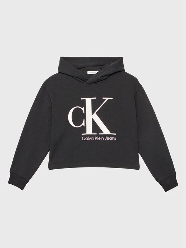Calvin Klein Jeans Calvin Klein Jeans Суитшърт Reveal Monogram IG0IG01934 Черен Regular Fit