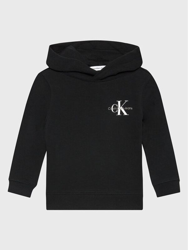Calvin Klein Jeans Calvin Klein Jeans Суитшърт Small Monogram IU0IU00266 Черен Regular Fit