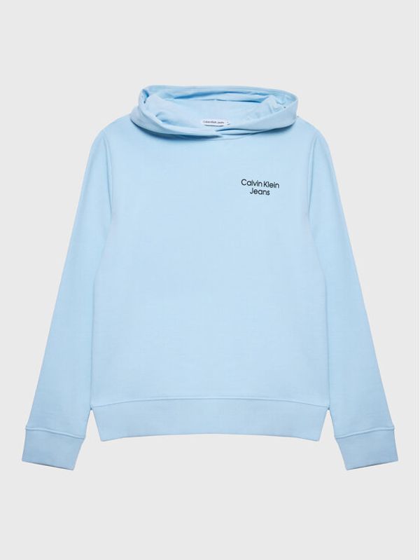 Calvin Klein Jeans Calvin Klein Jeans Суитшърт Stack Logo IB0IB01293 Син Regular Fit