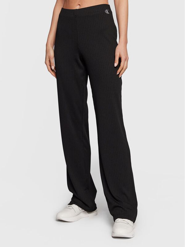 Calvin Klein Jeans Calvin Klein Jeans Текстилни панталони J20J220270 Черен Regular Fit