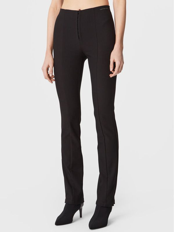 Calvin Klein Jeans Calvin Klein Jeans Текстилни панталони J20J220529 Черен Slim Fit