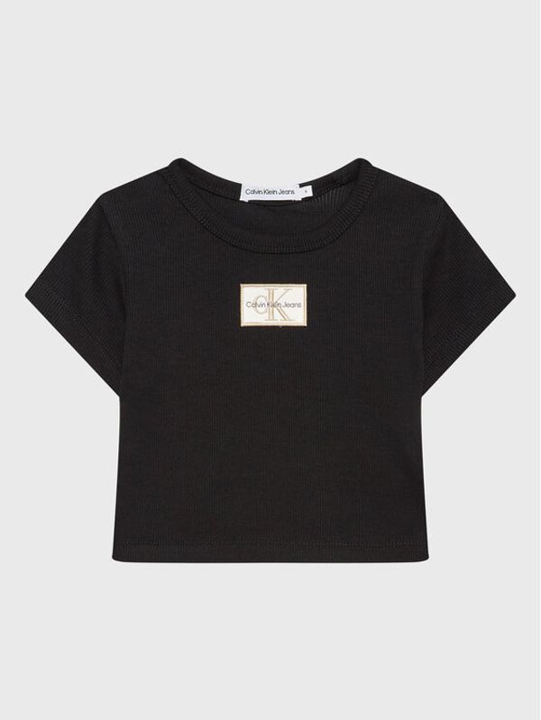 Calvin Klein Jeans Calvin Klein Jeans Тишърт Badge IG0IG01907 Черен Regular Fit