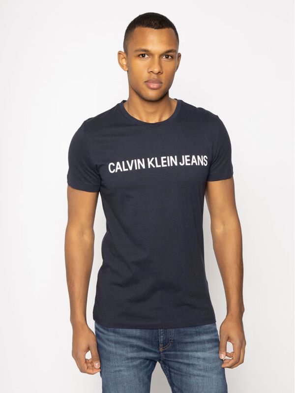 Calvin Klein Jeans Calvin Klein Jeans Тишърт Core Institutional Logo J30J307855 Тъмносин Regular Fit