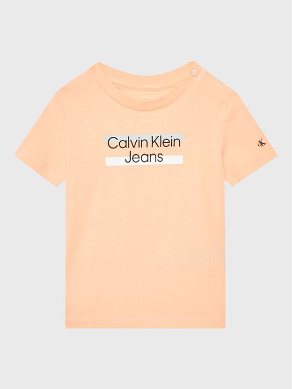 Calvin Klein Jeans Calvin Klein Jeans Тишърт Hero Logo IN0IN00068 Оранжев Regular Fit