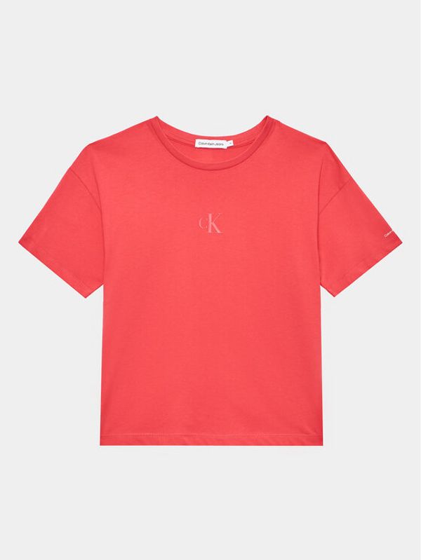 Calvin Klein Jeans Calvin Klein Jeans Тишърт IG0IG02136 Розов Regular Fit